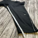 Nike Women's Short Leggings Bermuda Length Dri-Fit M Med Medium Black White Photo 10