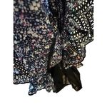 Rails  Print Maxi Dress Ruffle Sleeveless Black Trim Tiered Long Dress XS S Photo 6