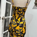 Akira  Yellow Camo Bodycon Mini
Dress Photo 2