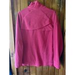 Reebok Pink Fleece Full-Zip Athletic Jacket Sporty Casual Workout Layer Photo 1