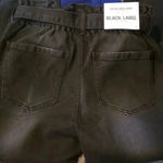 Black Label  High Rise Ankle Skinny‎ Jeans Button Fly Size Large Photo 9