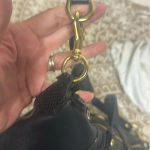 Coach  Ashley Black Leather Python Snakeskin Satchel Shoulder Tote F19247 Purse Photo 10