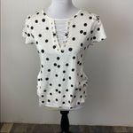 Generation Love NWT  Hugo polka dot linen blouse M Photo 2