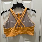 Lululemon  Energy™ High-Neck Longline Bra *Zip mango dream orange Size 14 Photo 7