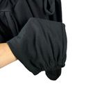 Eloquii Jumpsuit Women’s 22/24 Black Faux Wrap Shawl Neck Belted Long Sleeve Photo 8