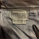 Lady Fashion Vintage Gun Metal Spanish Lamb Skin Napa Pants Size Small Photo 4