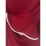 The Limited  Bodycon Long Bell Sleeve Dress Size Small Holiday Party Burgundy Photo 3