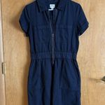 J.Crew  Zip-front chino dress w/ cinched waist BA938 Womens Size 4 Photo 0