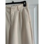 Abercrombie & Fitch  Cream Wide Leg Pleated High Waisted Pants Size Small Photo 2