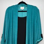 727 Trend Top Womens 2X Workwear Office Business Workwear Party Mature Stretch Blue Photo 2