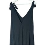 Farm Rio  Black Wide Leg Cropped Jumpsuit Medium Photo 6