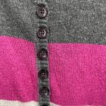 Aeropostale Bold Striped Henley Long Sleeve Womens Large Casual Y2K Colorblock Photo 1