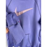 Nike Therma Fit Swoosh Logo Pullover Long Sleeve Hoodie Lavender Size Large Photo 3