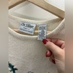 Liz Claiborne Vintage 90s Angel Knit Christmas Sweater Size XL Photo 2