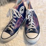 Converse High-Top Sneakers in Purple Tie Dye Photo 3