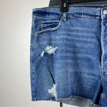 Old Navy | High Waist Distressed Denim Shorts - Blue Photo 1