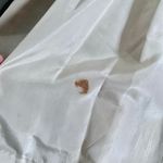 Vintage 1950s White Ruffle Jumper Dress with Apron Trim Handmade XS Photo 9