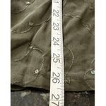 Gantos 2 Piece Skirt Set Green Embroidered Whimsical Floral Resort Wear S READ Photo 11