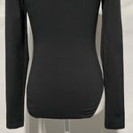 & Other Stories & Other Stories Cut Out Mock Neck Long Sleeve Bodysuit Black Size Small Photo 10