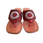 J Jill boho leather sequin mandala t Photo 3