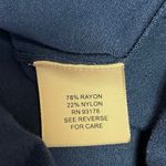 Philosophy  Blue Crew Neck Button Pullover Long Sleeve Sweater Top Size XS Photo 3