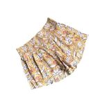 Aerie  Yellow and Purple Flower Print Pull On Shorts Photo 2