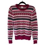 J.Crew  100% cotton fair isle sweater crewneck size S Photo 0