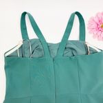 Gal Meets Glam Collection Nicole Sweetheart Square Neck Jumpsuit Green Wide Leg Photo 9