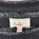 Lou & grey  Black Stripe Sweater Medium Photo 4