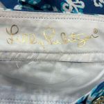 Lilly Pulitzer COCOANUT WALK CROP Pants Get In Line Indigo Jellyfish Size 4 EUC Photo 7