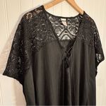 Merona Women’s Black Lace Swimsuit Cover-Up Size Small Photo 1