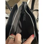 Nine West Satchel Chelsea Logo Satchel Brown/black Lock EUC Photo 7