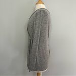 Pink Lily  Maternity Pregnancy Light Gray Long Sleeve Wrap Top Size S Photo 5