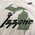 Nike  White and Green Graphic Tee Photo 3