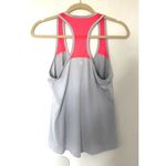 Athleta  Chi Tank Top Hot Pink Grey Mesh Racerback Lightweight Workout Shirt Sz M Photo 2