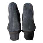 Free People Charm Double-V Suede Pull On Ankle Boots in Navy size 36.5 (6) Photo 6