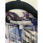 Ny Collection  Womens 2X Sheer Button Front Blouse Artsy Pleat‎ Photo 4