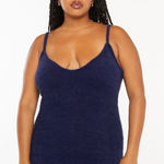 Savage x‎ Fenty NWT Women’s Fluff It Up Slip Navy Blue Soft Size XL Photo 0