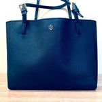 Tory Burch York Buckle Tote Saffiano Leather Navy Photo 0