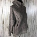 Zella Power Up Cozy Faux Shearling Pullover Jacket Photo 4