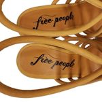 Free People Womens 7.5 Colette Leather Sandal in Hot Orange NEW Photo 7