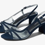 NWT David Tate Navy Blue Slingback Heels (Double Wide) Size undefined Photo 0