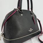 Coach Mini Sierra Crossbody Satchel F13310 in Black Multi Edgepaint Photo 3