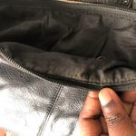 Vintage Stone & Co. Black leather hemispherical half circle bag purse Photo 6