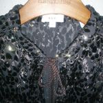ALC Frank A.L.C. 4 Gorgeous Black Bronze Long Sleeved Formal Luxurious Top Photo 2