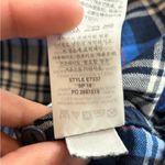 J.Crew Women’s  boy shirt blue red white button up plaid cotton flannel size 2 Photo 9