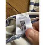 Tommy Bahama Womens 1/2 Zip Pullover Size M White & Blue Striped Long Sleeve Photo 12