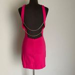 H:ours  Revolve sz S pink chain‎ back Cassia mini party dress NWT Photo 8