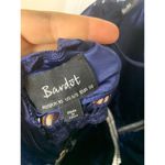 Bardot ‎ navy blue Gemma lace floral embroidered halter cocktail dress size small Photo 6