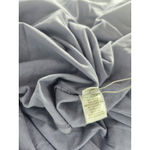 Garnet Hill Faux Wrap Dress Lavender Purple Surplice Top Cotton Stretch Small Photo 4